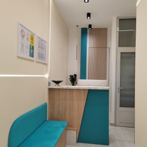 Recepcija centra za 3d snimanje zuba