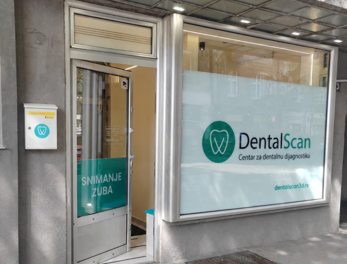 Snimanje zuba Dental scan slika ulaza