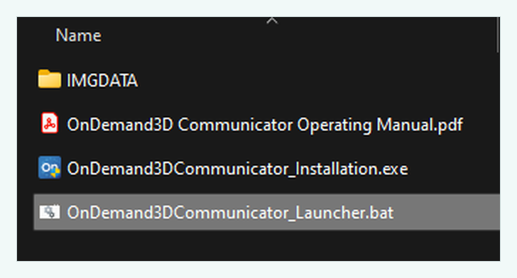 Dental Scan paket – OnDemand3D Communicator Launcher
