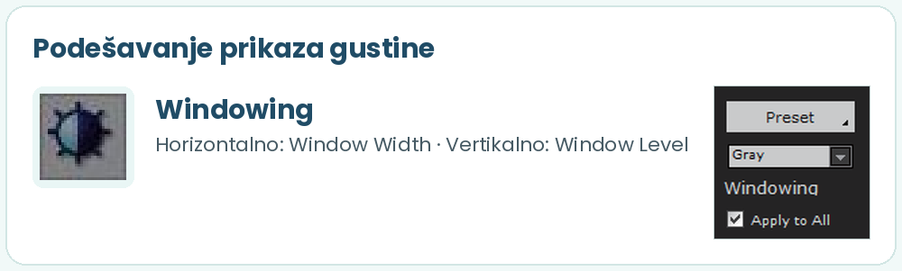 OnDemand3D – Windowing, Window Width i Window Level